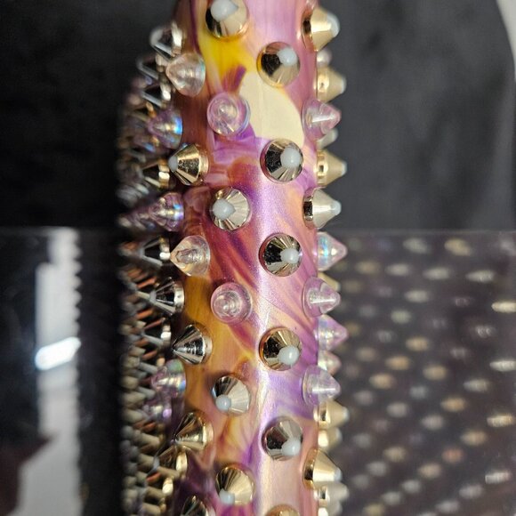 Christian Louboutin Spike Studs Zipper Wallet - Rare Color - Picture 14 of 16